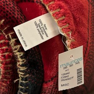 Maurices Buffalo Plaid Fireside Plush Sherpa Throw Blanket
